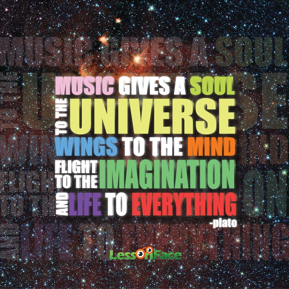 music is the soul of the universe