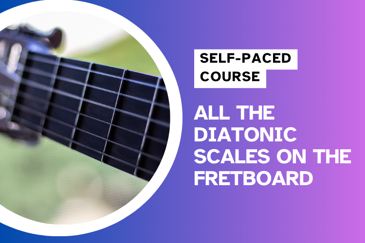 diatonic scales guitar course image