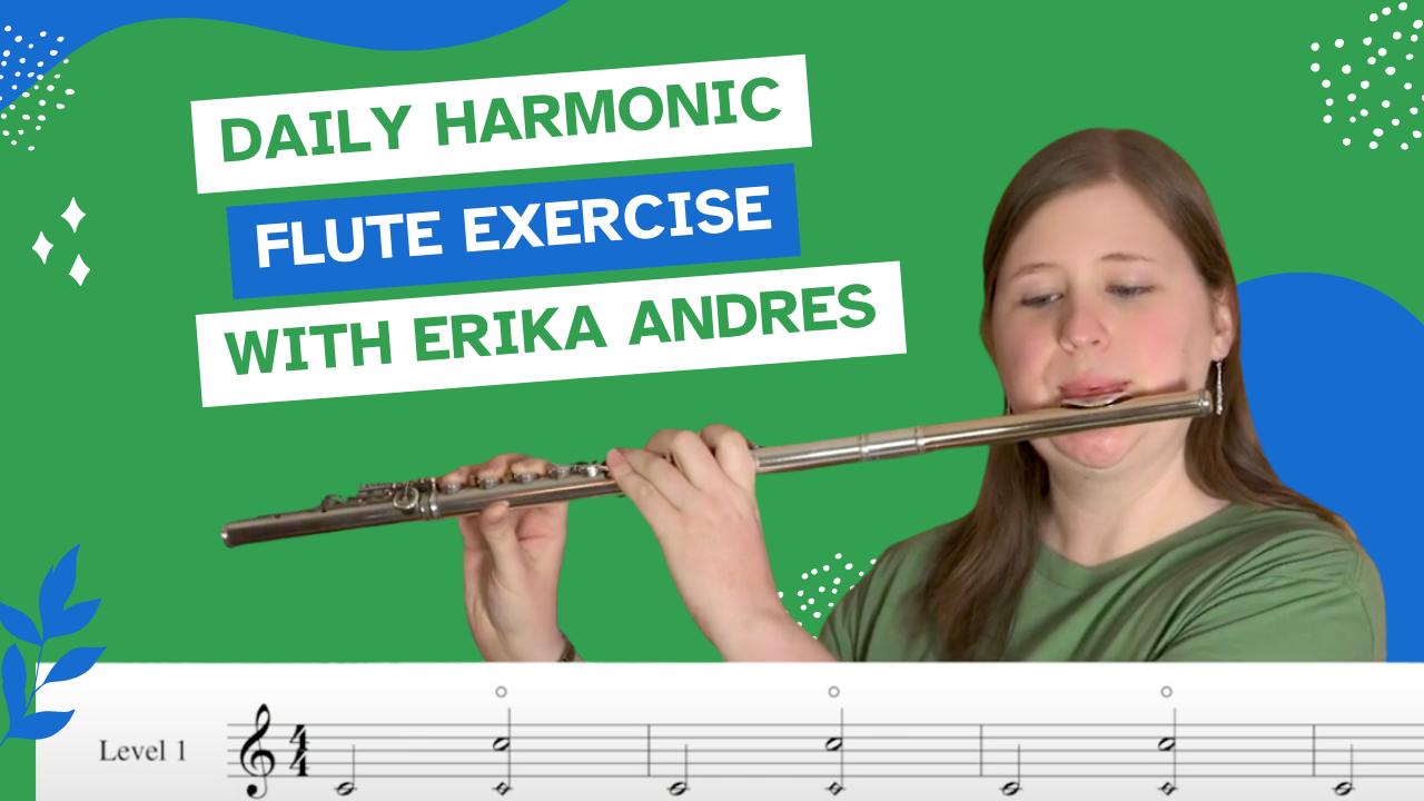 Daily Harmonic Exercise for Flute Lessonface