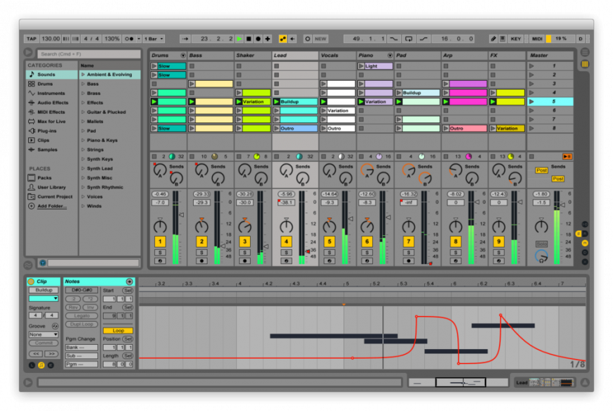 ableton live screen grab