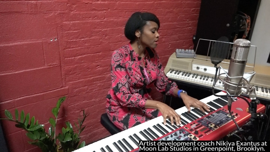 nikiya exantus at moon lab studios