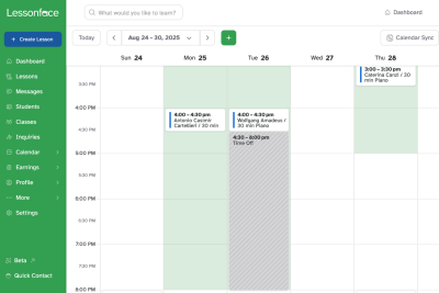 Calendar Update