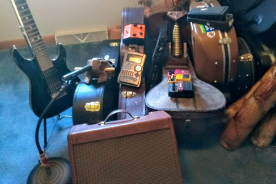 Guitars, guitar amps, effect pedals, and other guitar gear.