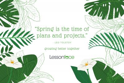 Tolstoy quote spring is the time of plans and projects
