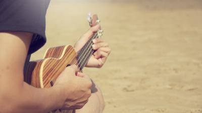 ukulele player