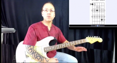 steve stine teaching live online guitar class