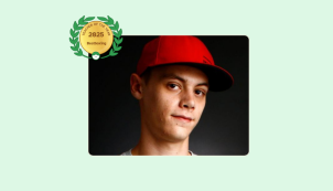 Image of Paul Arnett with his 2025 Teacher of the Year for Beatboxing badge
