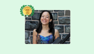 Image of 2025 Teacher of the Year for Jazz Voice Isabella Mendes