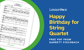 Happy Birthday for String Quartet - Free Sheet Music