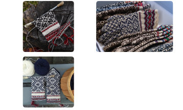 Baltic Colorwork Mittens from Kihnu Island