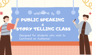 Public Speaking & Storytelling: Voice Out Your Thoughts With Ease and Boldness
