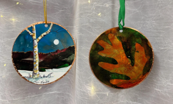 Alcohol Ink Ornaments