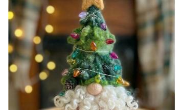 A Tree-mendous Holiday: Needle Felted Gnomes