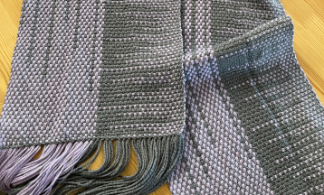 Clasped Warp and Clasped Weft Scarf