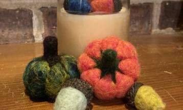 Needle Felted Fall Miniatures