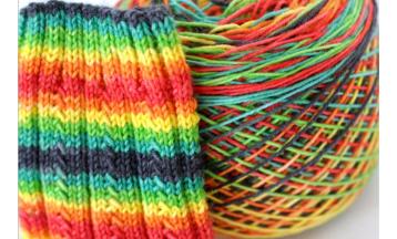 Dyeing Self Patterning Sock Yarn (B)