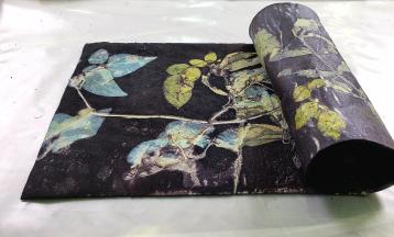 Ecoprint on Leather-Naturally and in Color