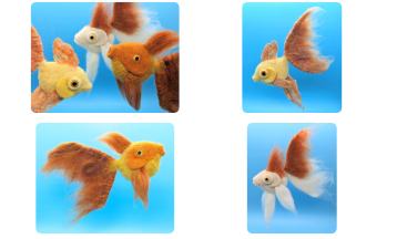 Needle Felted Funny Fish
