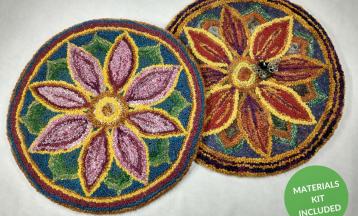 Stash Buster: Novelty Fibers Flower
