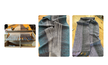 Clasped Warp and Clasped Weft Scarf