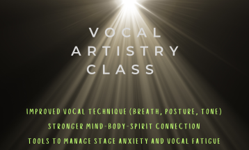 Vocal Artistry Mastery Class