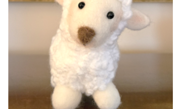 Needle felt a Lamb