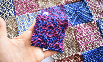 Pin Loom Weaving From Scratch: 4x4" Squares