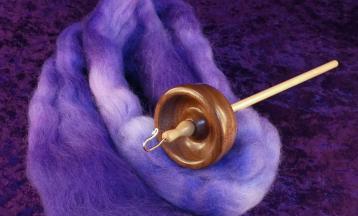 Making Yarn on a Spindle