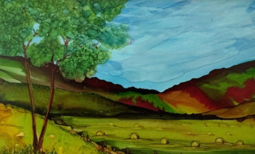 Paint Along Alcohol Ink