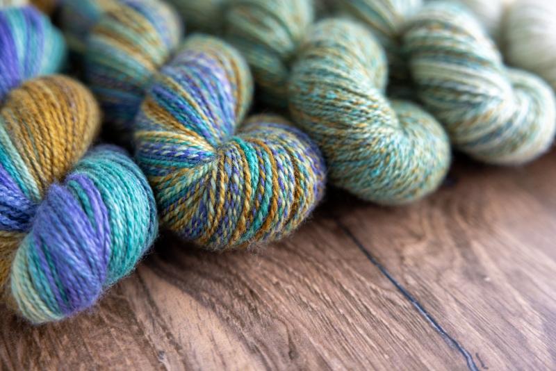 One Handpainted Braid - Six Different Color Effects