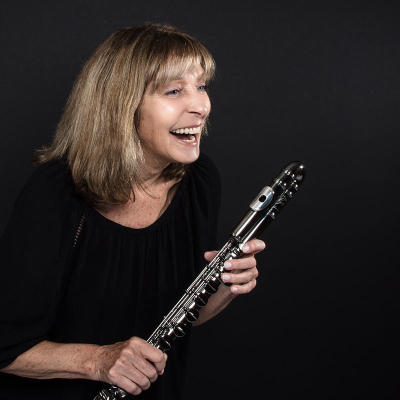 Ali Ryerson with Her Flute Ali Ryerson with Her Flute