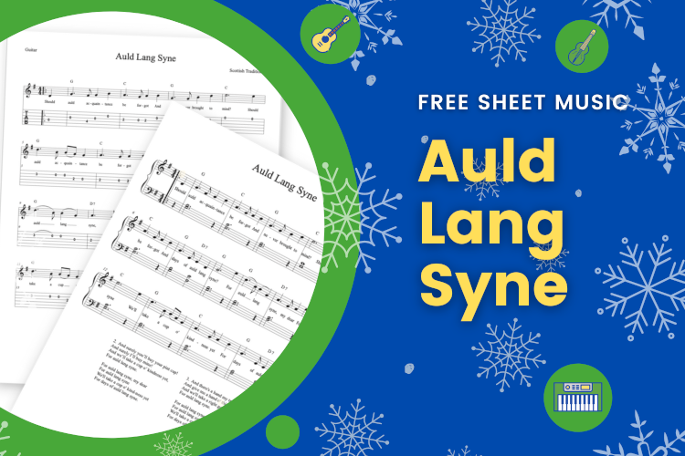 Free Sheet Music for Auld Lang Syne
