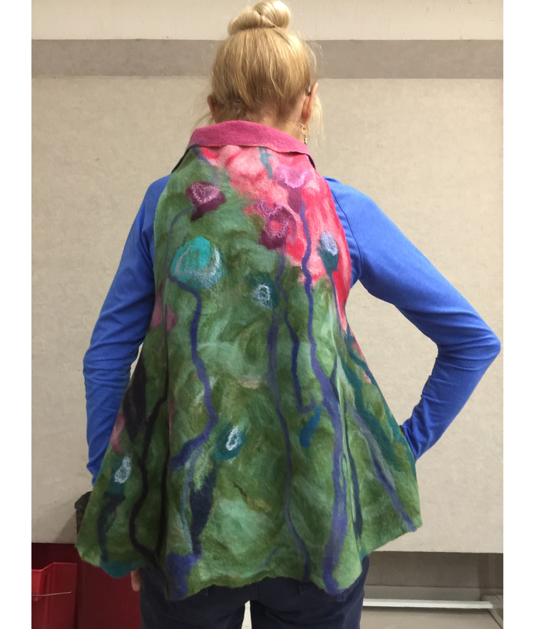 Nuno Felt Art Vest with Patti Barker