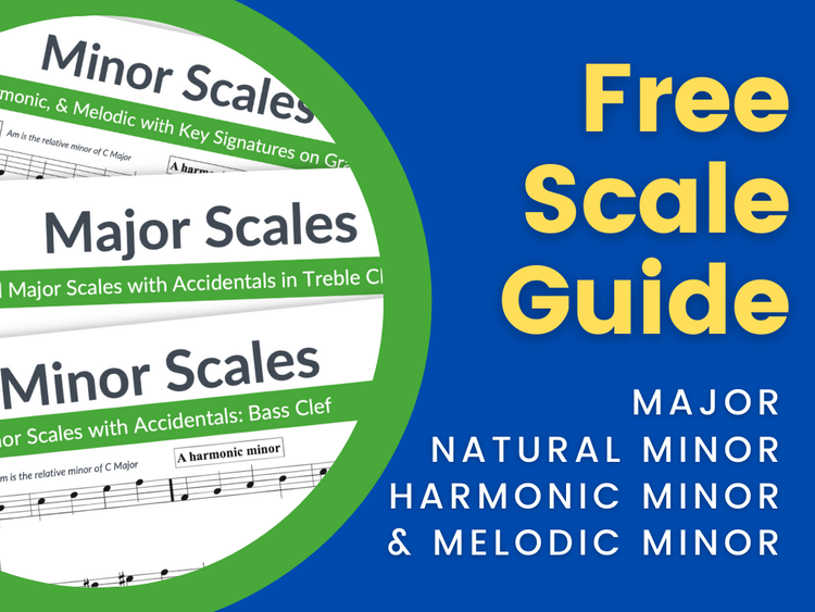 Free Printable Guides for Major & Minor Scales