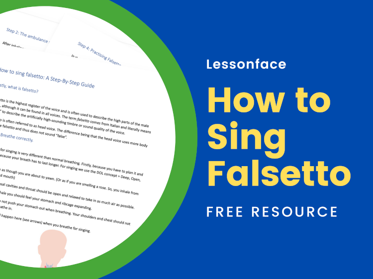 How to Sing Falsetto Lessonface