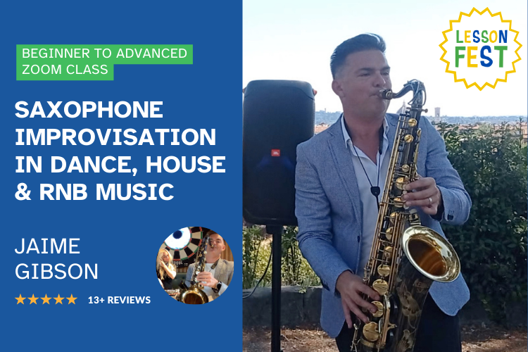 Saxophone Improvisation in Dance, House & RnB Music Lessonface