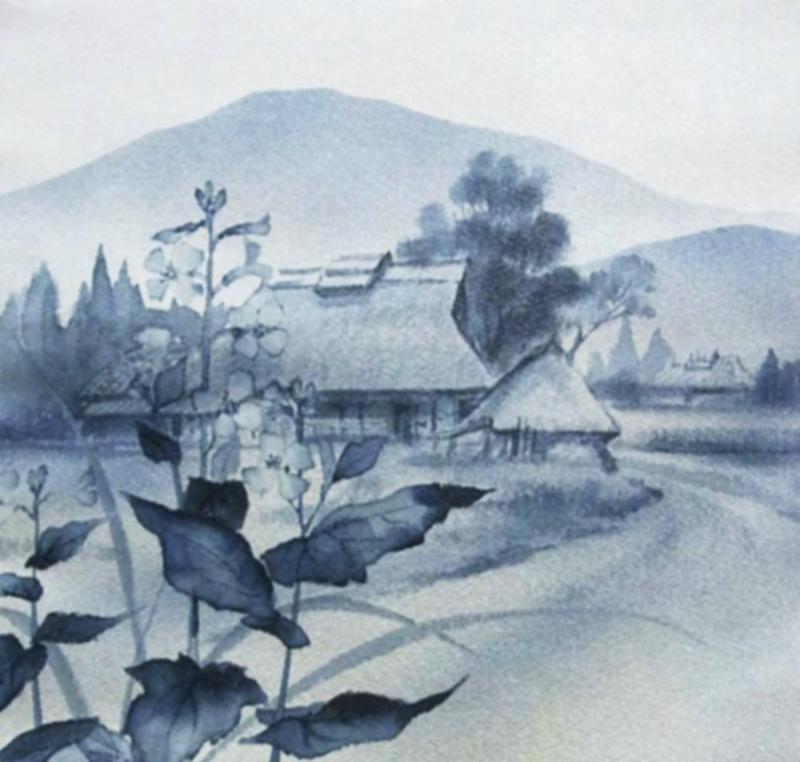 Direct Painting with Natural Indigo