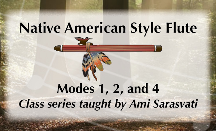 Modes 1, 2, and 4 on the Native American Flute