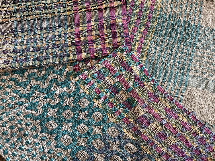 Cell Weaves on 8 Shafts | Lessonface