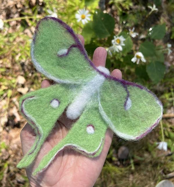 Needle Felted Luna Moth with Kristen Walsh