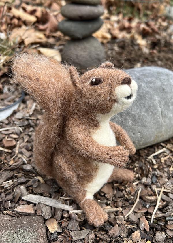 Needle Felted Squirrel with Kristen Walsh