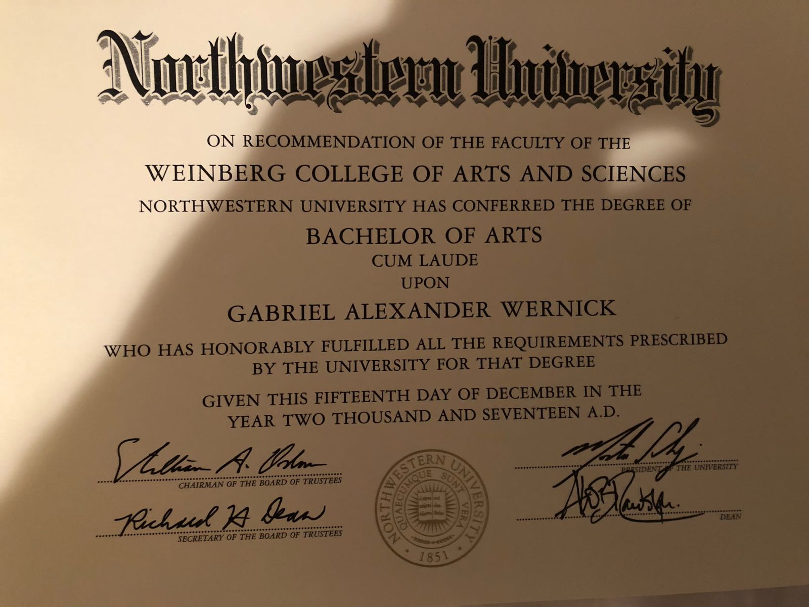 Gabriel Wernick Lessonface