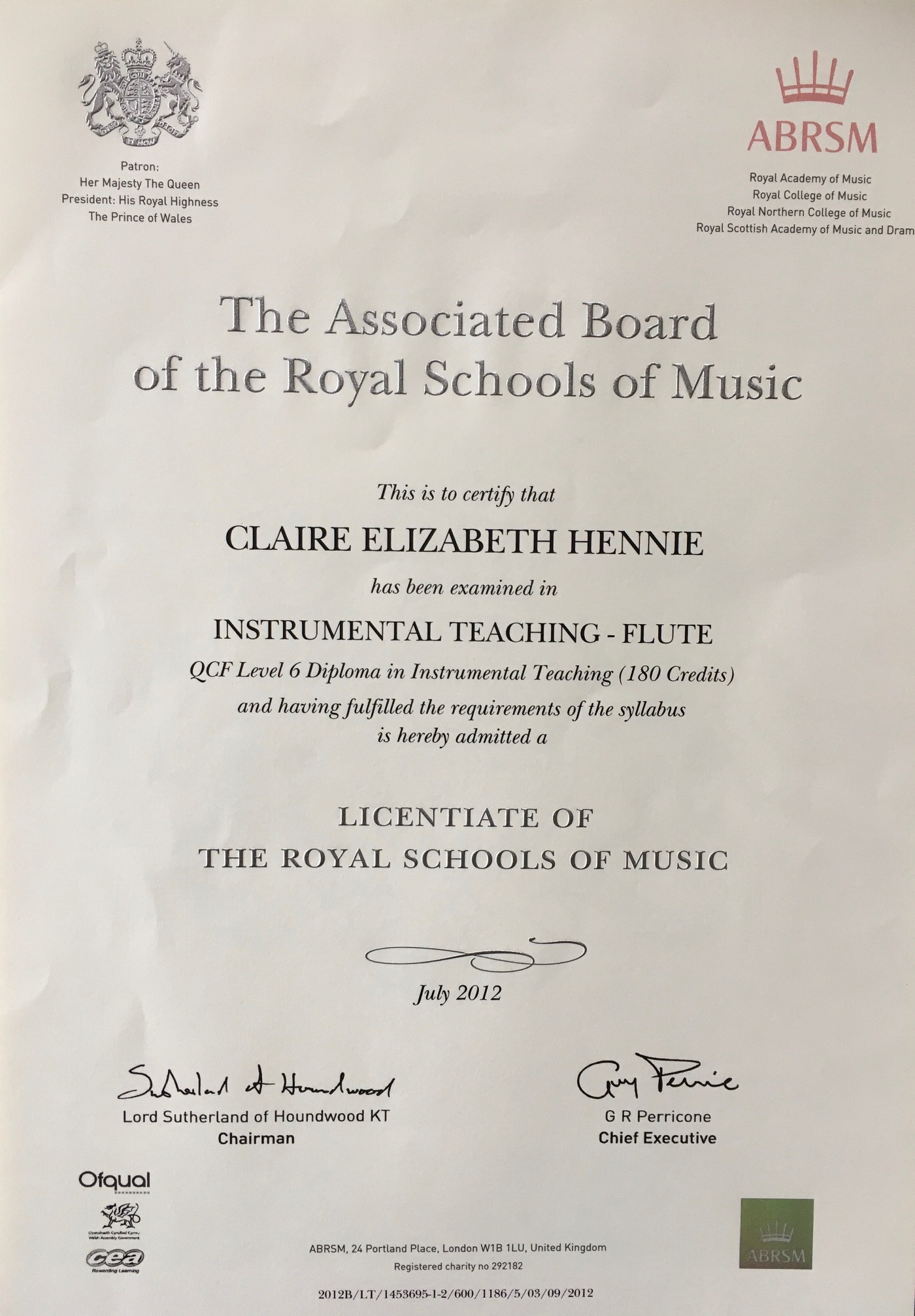 Claire hennie lessonface
