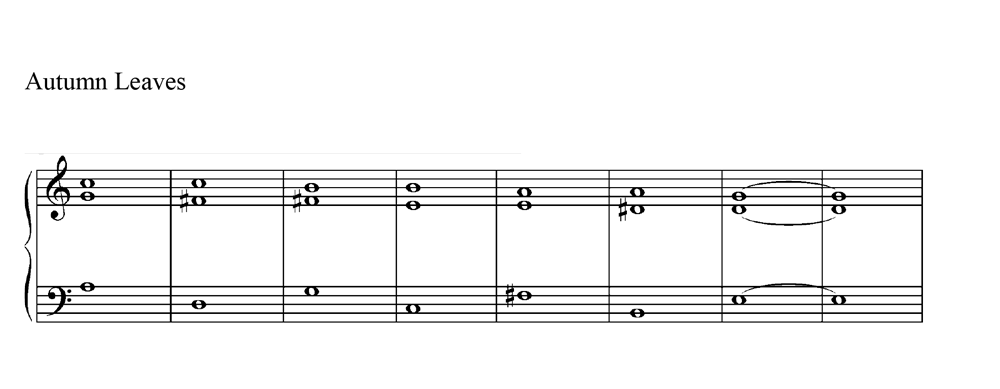 autumn leaves chords