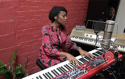nikiya exanthus artist development in studio