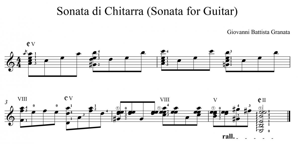 Sonata di Chitarra