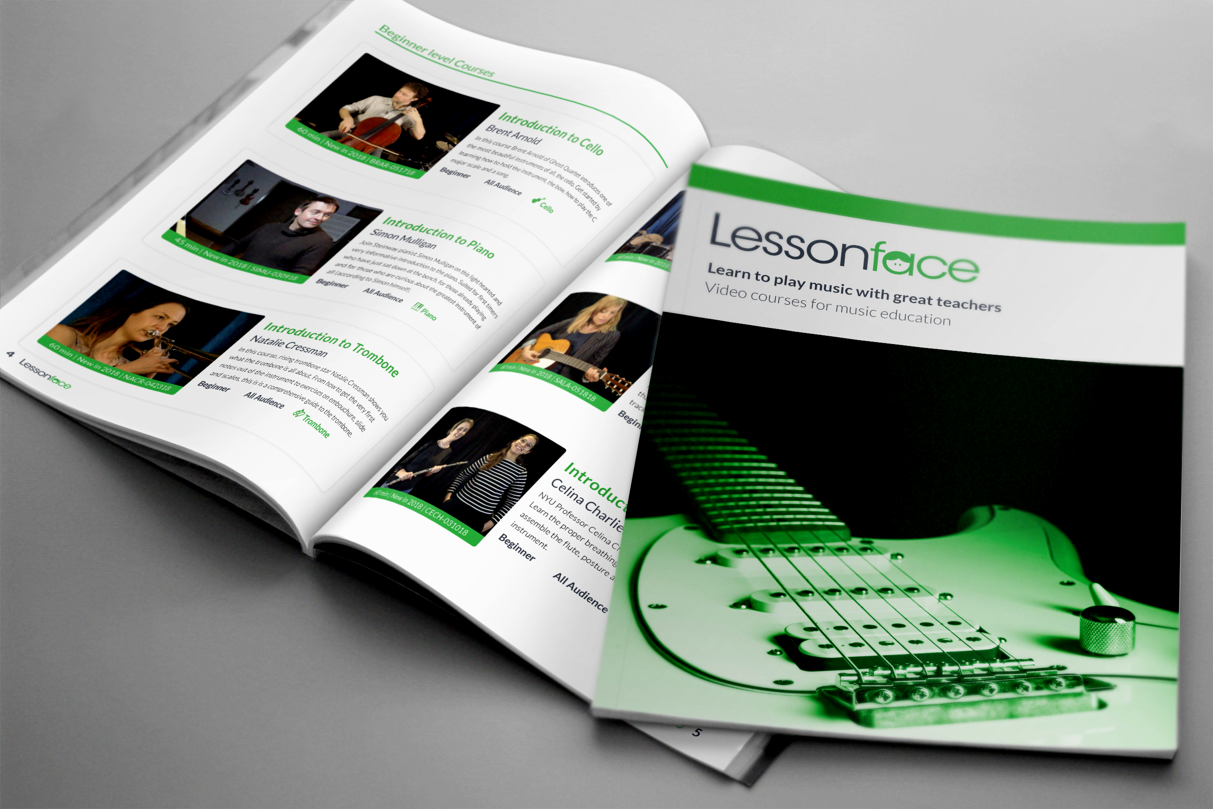 Lessonface Course Catalog