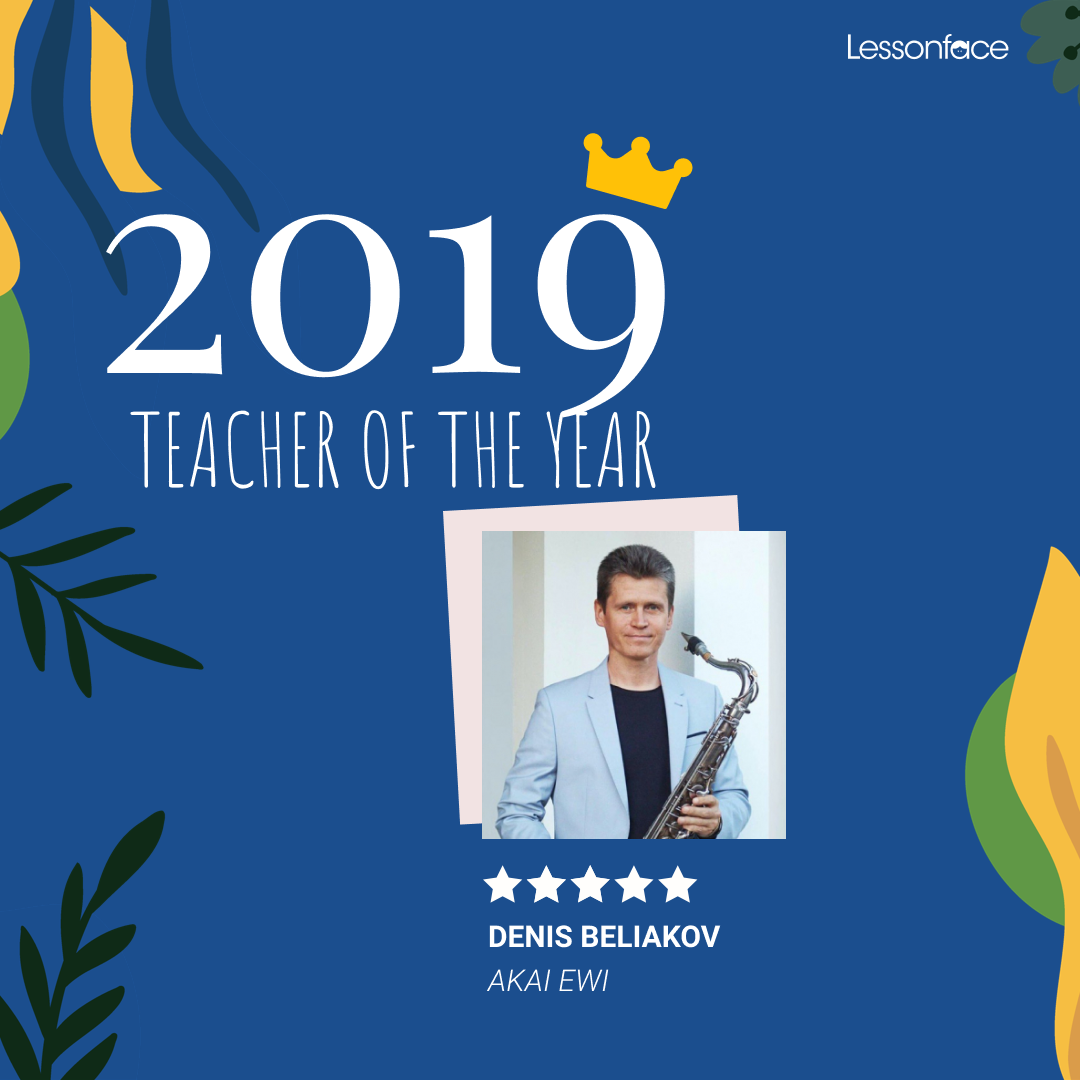 Ewi teacher of the year 2019 Denis Beliakov
