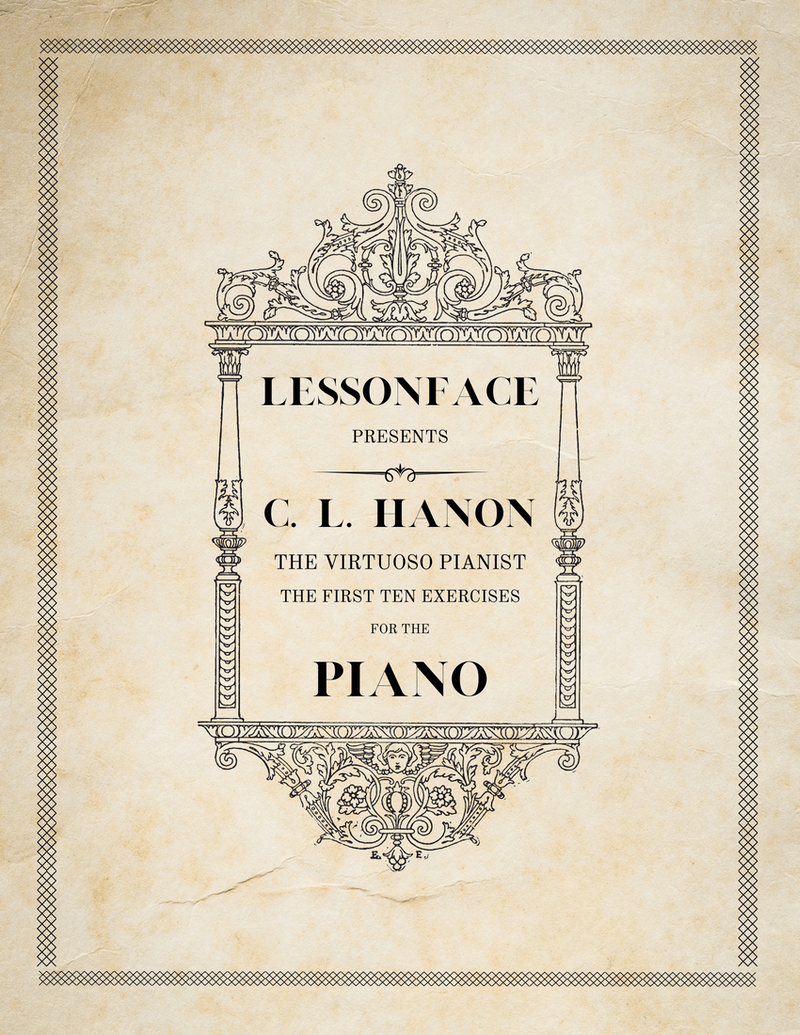 HANON The Virtuoso Pianist in Sixty Exercises For the Piano Book 1