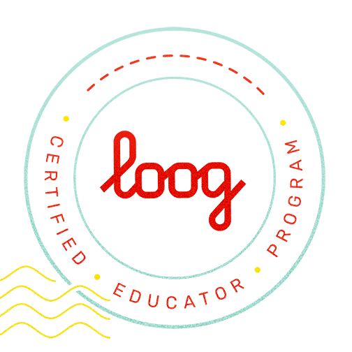 Loog certified educator program application page logo